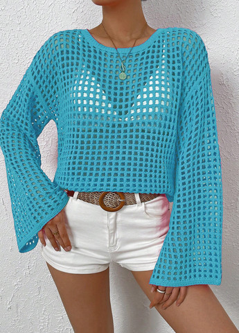 Мятный демисезонный джемпер джемпер SHEIN