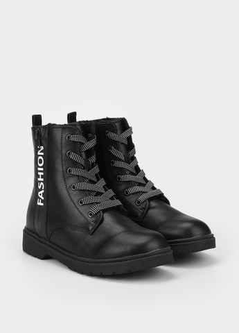 Черно-белые кэжуал осенние ботинки Braska