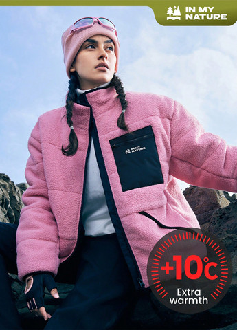 Рожева демісезонна куртка SHEIN