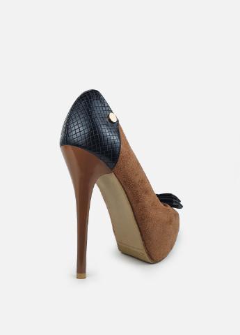 Gaterinna Жіночі туфлі бежеві каблук замшеві літні бежевий з штучна замша, — літо (252654861)