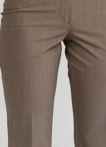 Светло-коричневые кэжуал демисезонные брюки Stefanie L