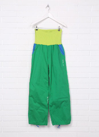 Зеленые спортивные демисезонные шаровары брюки Milo