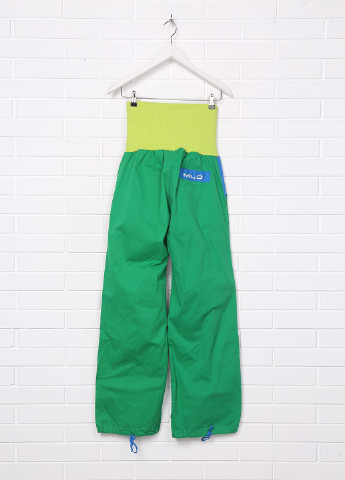 Зеленые спортивные демисезонные шаровары брюки Milo