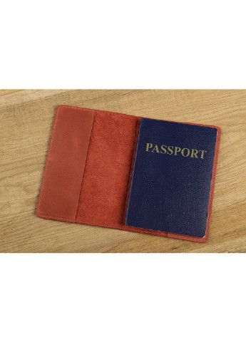 Шкіряна обкладинка на паспорт 9,5х13х0,5 см Shvigel (253173869)