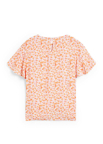 Помаранчева літня блуза C&A