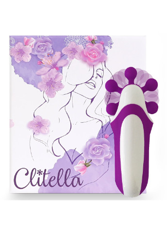 Стимулятор з імітацією оральних пестощів - Clitella Oral Clitoral Stimulator Purple FeelzToys (252297354)