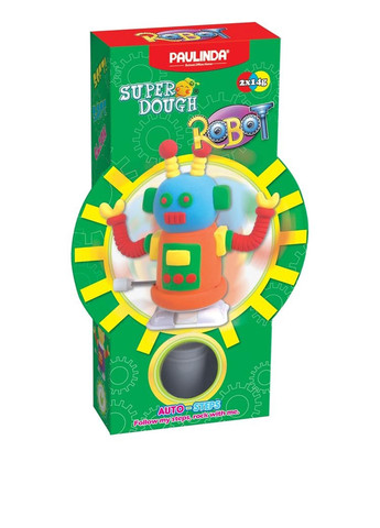 Маса для ліплення Super Dough Robot (26 контейнерів) PAULINDA (286303013)