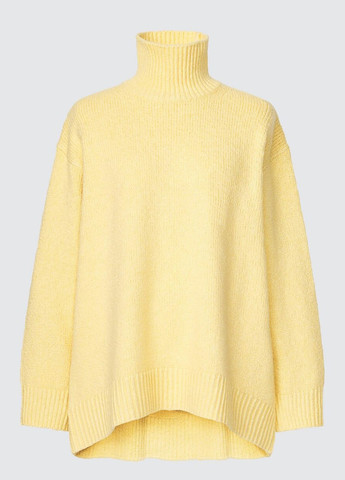 Желтый демисезонный свитер Uniqlo