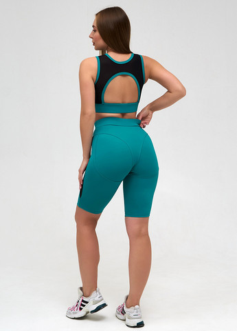 Бірюзовий демісезонний комплект (топ, велосипедки) NOVA VEGA