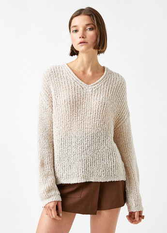 Світло-бежевий демісезонний пуловер пуловер KOTON