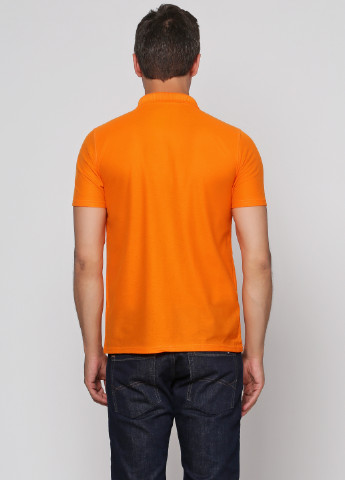 Оранжевая футболка-поло для мужчин Jiaocheng однотонная
