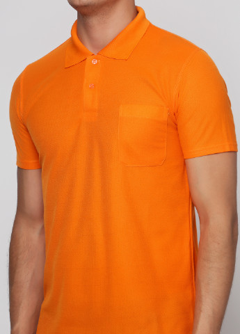 Оранжевая футболка-поло для мужчин Jiaocheng однотонная