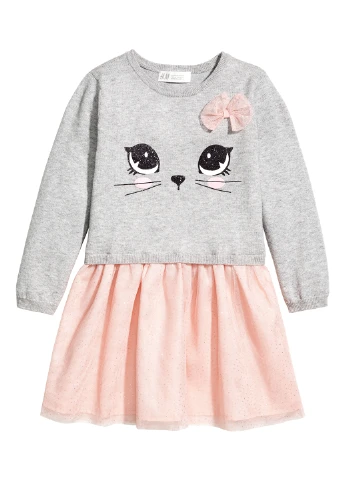 Сіра сукня H&M (58026874)