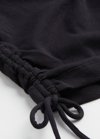 Чорна кежуал сукня H&M однотонна