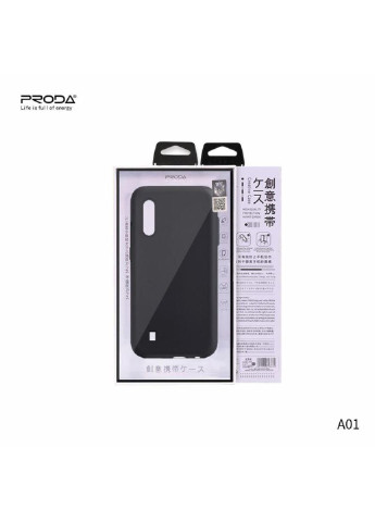 Чохол для мобільного телефону Soft-Case для Samsung A01 Black (XK-PRD-A01-BK) Proda (252570246)
