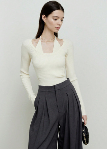 Бежевий демісезонний светр SHEIN