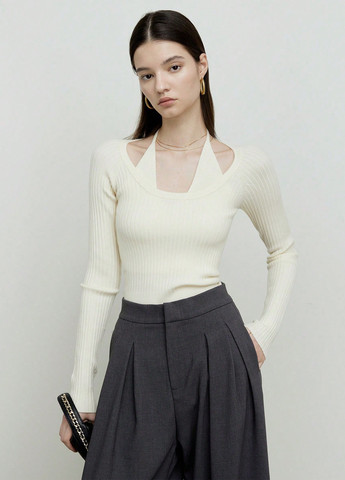 Бежевий демісезонний светр SHEIN