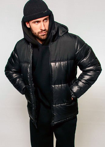 Черный зимний Пуховик Sun's House