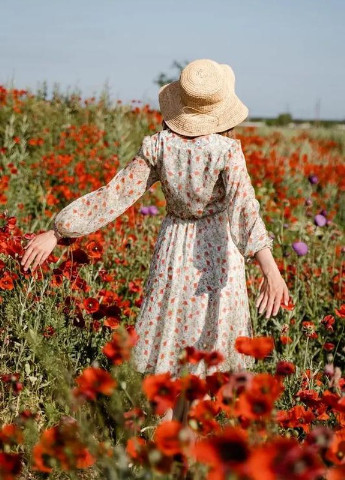 Салатовое кэжуал шифоновое платье для беременных и кормящих мам салатовое цветочное To Be с цветочным принтом