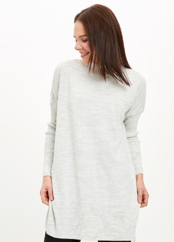 Світло-сірий демісезонний светр джемпер DeFacto