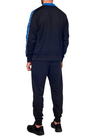 Черный демисезонный костюм (толстовка, брюки) брючный Lotto L73 SUIT RIB PL
