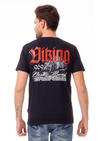 Синяя футболка Dobermans Aggressive