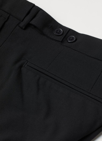 Костюмні штани Skinny Fit Чорний H&M (251841488)