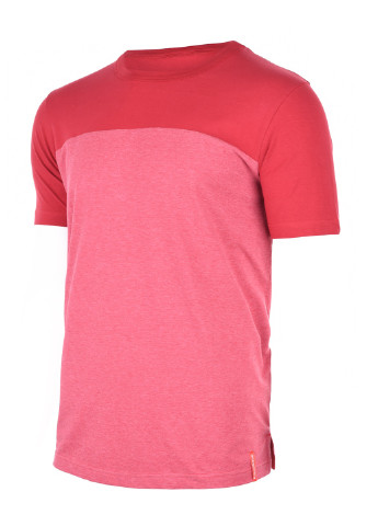 Темно-красная футболка с коротким рукавом AquaWave
