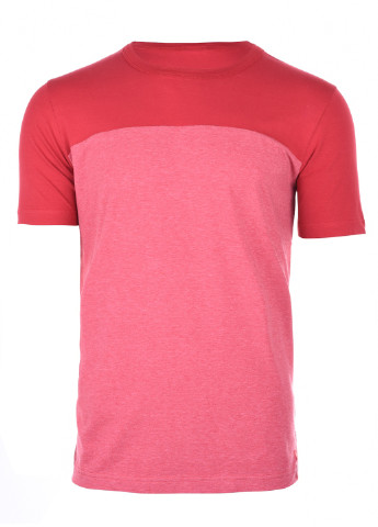 Темно-красная футболка с коротким рукавом AquaWave