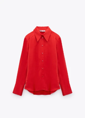 Красная рубашка Zara