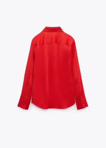 Красная рубашка Zara