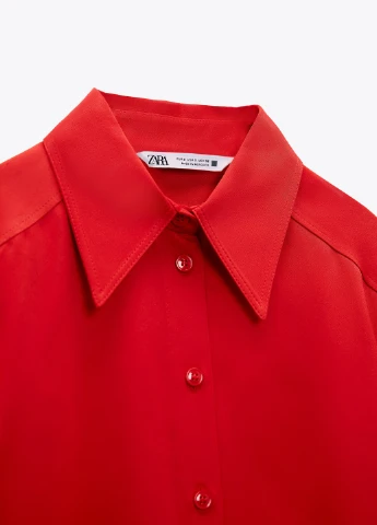Красная рубашка Zara