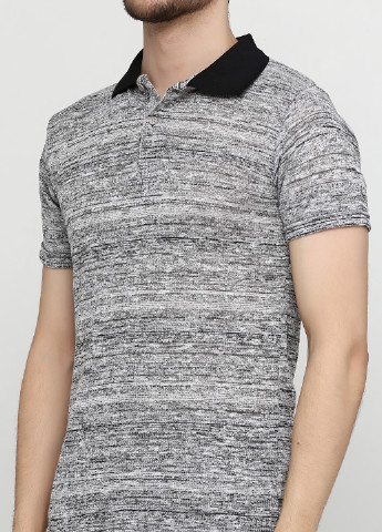 Серая футболка-поло для мужчин Chiarotex меланжевая