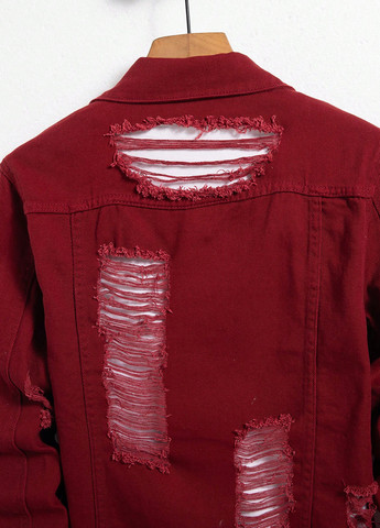 Вишнева демісезонна куртка SHEIN