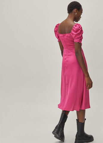 Фуксинова (кольору Фукія) кежуал сукня а-силует Nasty Gal однотонна