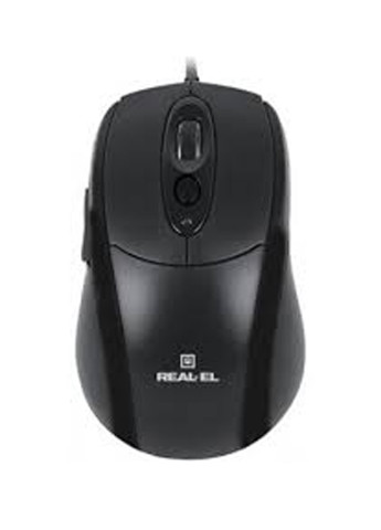 Мышь USB Real-El rm-290 black (134154304)