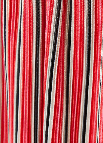 Красная кэжуал юбка KOTON плиссе, клешированная