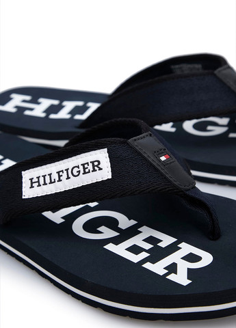 Синие кэжуал, пляжные вьетнамки Tommy Hilfiger