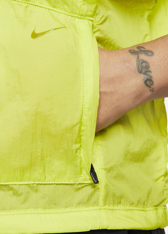 Жовта демісезонна куртка dx0150-308 Nike Repel City Ready Short-Sleeve Jacket