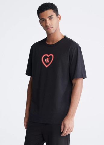 Чорна футболка з коротким рукавом Calvin Klein