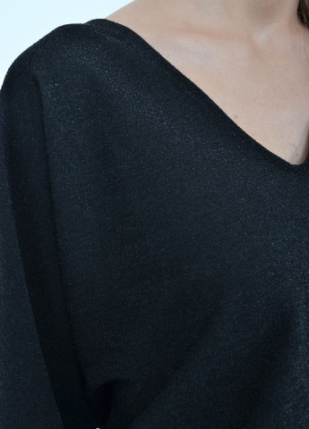 Черное коктейльное платье футляр Ager однотонное