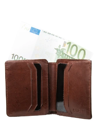 Мужская кожаная визитница 8х9,5х1 см Redbrick (212705388)