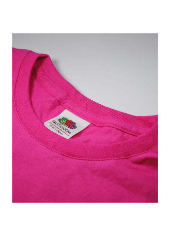 Малиновая демисезонная футболка Fruit of the Loom 61015057152