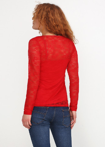 Красная демисезонная блуза Guess