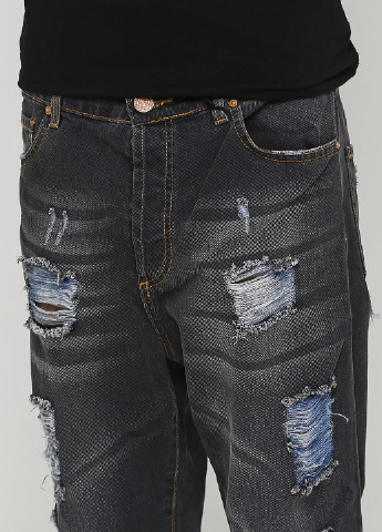 Черные демисезонные зауженные джинсы Xagon Man