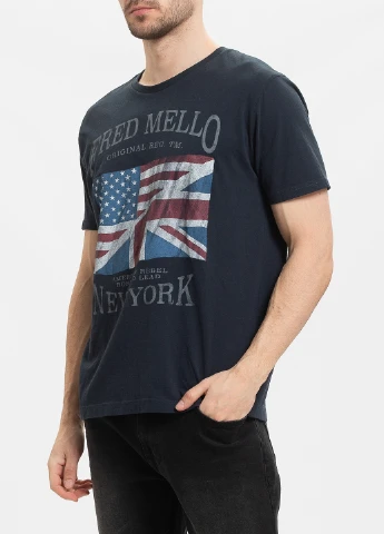 Синя футболка Fred Mello