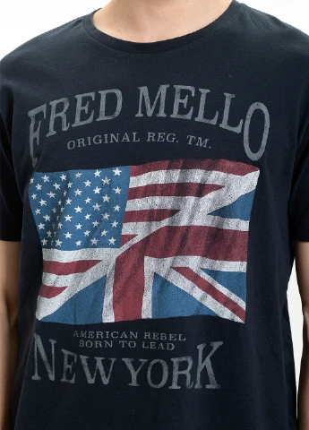 Синя футболка Fred Mello
