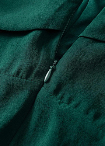 Темно-зелена вечірня, святковий сукня зі шлейфом, а-силует, на одне плече SHEIN однотонна