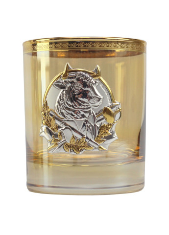 Набір стаканів Лідер Люкс 6 стаканів з золотими накладками Boss Crystal (252344581)