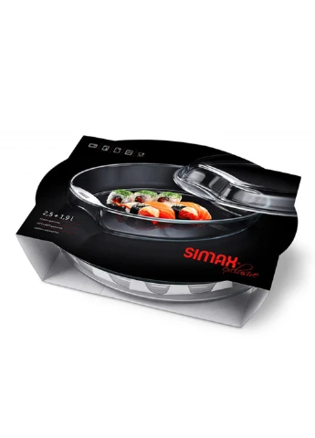 Форма для запікання Exclusive 2,5 л овальна з кришкою Simax (255277757)